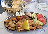A variety of pikilia, Greek appetizers
