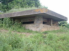 Dover Quad type pillbox on the Western Heights Pillbox Dover Quad, Western Heights, Dover.JPG