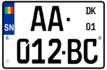 Plak d'immatriculation du Senegal - Camion.png