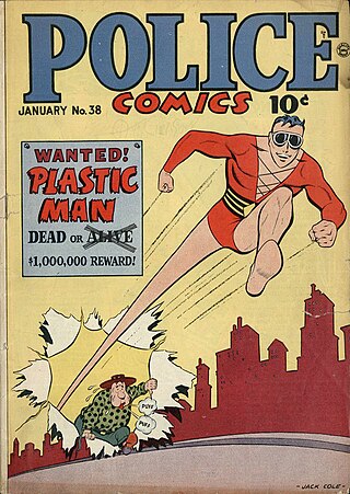 <span class="mw-page-title-main">Plastic Man</span> Comic book superhero