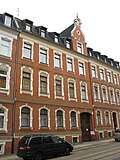 Apartment building in closed development