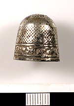 Thumbnail for File:Post-medieval , Thimble (FindID 135595-103084).jpg