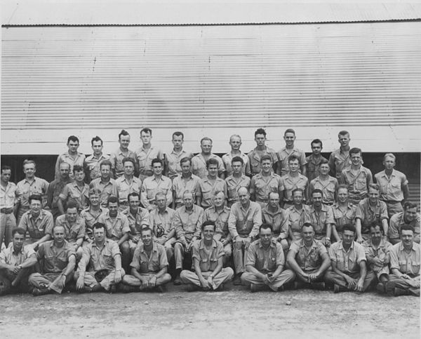 Project Alberta. Penney is in the second row from the front, third from the left