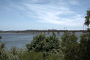 Puente ferroviario Biobío en Concepción. Concepción, diciembre de 2019