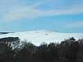 Le puy de Gudette en hiver (vu depuis la station de ski de Nasbinals)