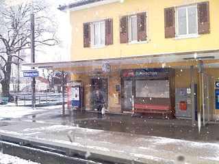 Räterschen railway station Swiss railway station