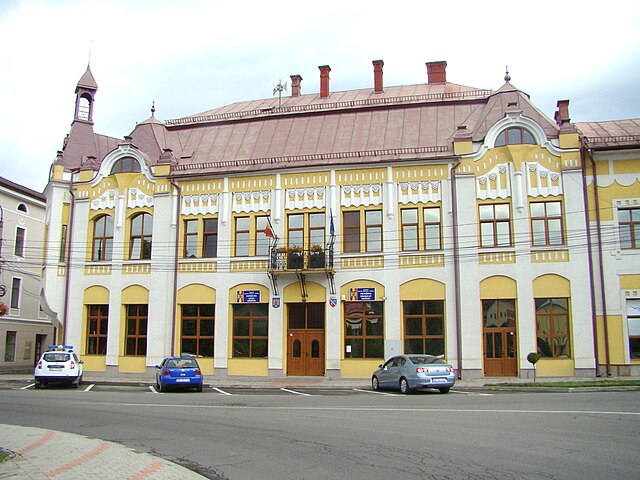 Entrance from the west, in Năsăud