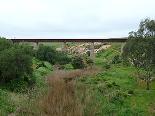 Hamley Bridge-Gladstone railway line Former railway line in South Australia