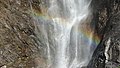 Rainbow at a waterfall in sikkim.jpg