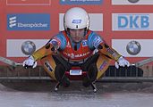 Deutsch: Vorletztes Saisonrennen im Rennrodel-Weltcup der Saison 2014/15 vom 19. bis 22. Februar 2015 in Altenberg/Erzgebirge. Tag 1: Training. English: Luge world cup race season 2014/15 in Altenberg/Germany, 19th to 22nd Februar 2015. Day 1: training.