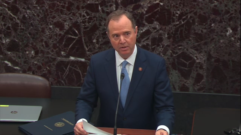 File:Representative Adam Schiff reads the Articles of Impeachment before the Senate.png