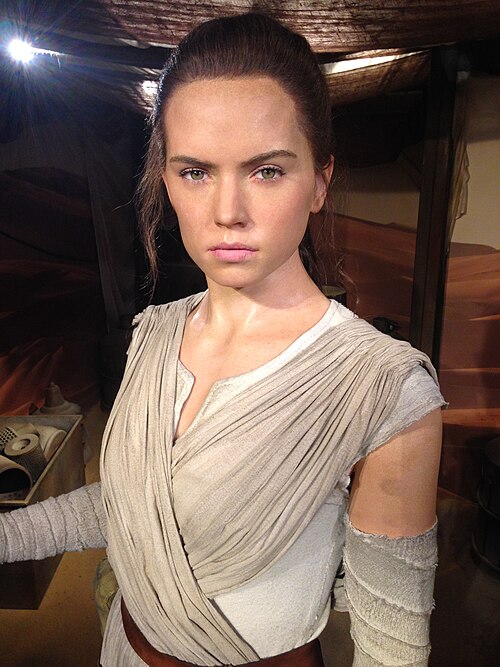 Wax figure of Rey at Madame Tussauds London