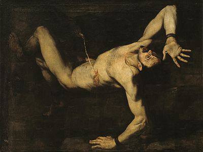 Tityos, par José de Ribera, 1632 – Musée du Prado, Madrid.