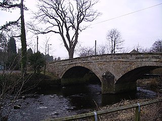 River Wenning River in North Yorkshire and Lancashire, England