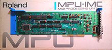 Roland MPU-IMC, the rare 'Micro Channel' version of the card. Roland MPU-IMC.jpg