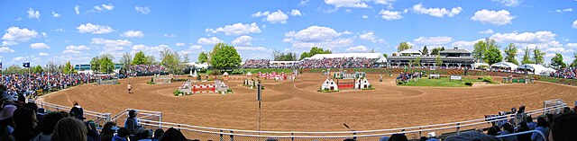 Parcours de l'hippique du Rolex Kentucky Three Days Eventing