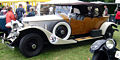 A typical 1920s-30s double bow design, the Rolls-Royce Phantom I