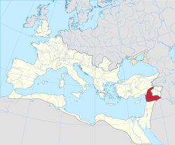 Syria Coelen provinssin alue vuonna 210.
