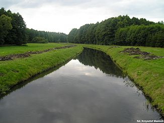 Die Stüdnitz bei dem Dorf Kawczyn (Kaffziger Mühle)