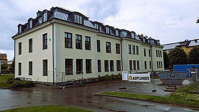 Garnisonssjukhuset i Skövde på Södra Trängallén (2024).