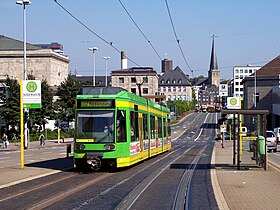 Tramo de Oberhausen survoje al Mülheim