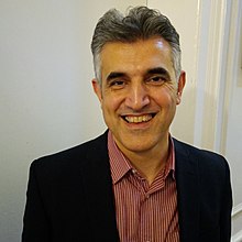 Sabir Zazai talking to Rotary International at the Hydro Hotel (cropped).jpg