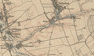 The Schlumper-Bach on a map from 1907