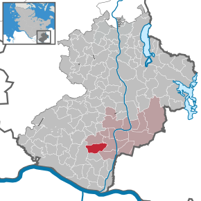 Poziția Schulendorf pe harta districtului Herzogtum Lauenburg