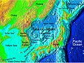 Relief of the Sea of Japan and nearby areas