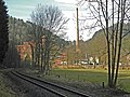 Material entity component of the material entity railway line Bad Schandau – Sebnitz – Neustadt i.  Sa. with individual monuments (ID no. 09279040) and the route as a whole