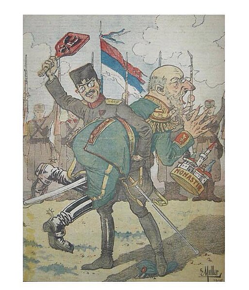 File:Serbian poster celebrating victory over Bulgaria in the second Balkan war.jpg