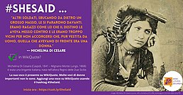 SheSaid campaign postcards featuring Michelina Di Cesare.jpg