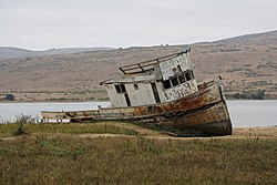 Schiffswrack bei Point Reyes, Kalifornien (von Tobias Kleinlercher)