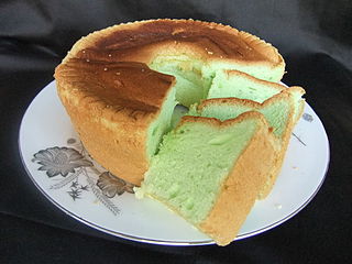 Pandan cake Indonesian cake