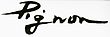 firma di Édouard Pignon