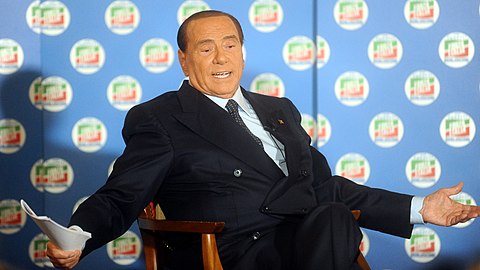 Forza Italia's founder and leader Silvio Berlusconi in 2018