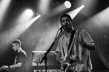 Five songs by New Zealand band Six60 were among the top 20 songs of the year performed by New Zealand musicians Six60 at the Auckland Powerstation (2012).jpg