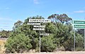 English: Sunraysia Highway directional sign at Speed, Victoria