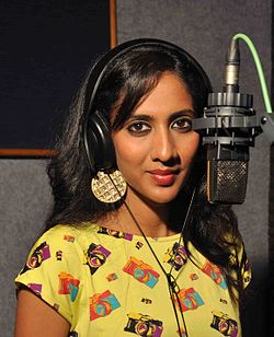 Srimathumitha in a recording.jpg