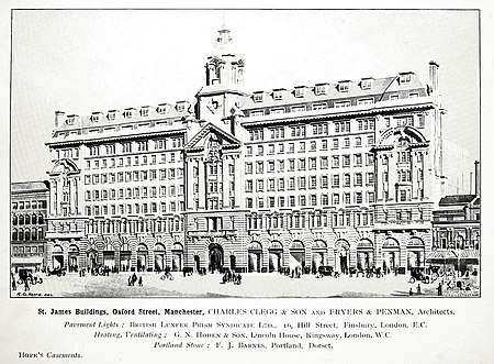 Drawing published in 1913. St. James Buildings, Manchester.jpg