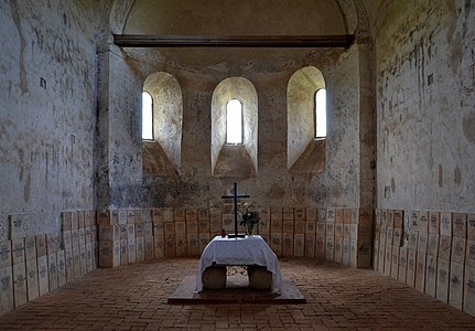 St Michael Romanesque Bazilica in Cisnădioara (Michelsberg), Romania