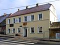 Polski: Budynek dawnego magistratu. English: Old town hall.