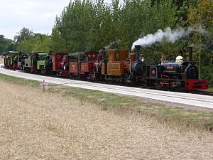 A cavalcade of steam locomotives