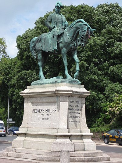 1905 bronze Equestrian statue of Sir Redvers Buller in Exeter, by Adrian Jones[18]