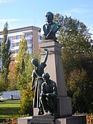 Uno Signeuksen muistomerkki Jyväskylässä.  2010