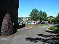 A view of the campus of Stevens Institute of Technology, with downtown Hoboken, NJ in the background.