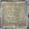 Stolperstein Goethestr 69 (Charl) Joachim M Aronade.jpg