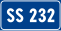 Государственная дорога 232 Italia.svg