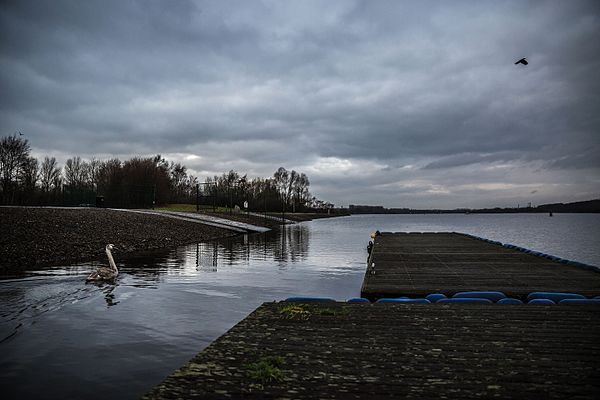 A gloomy day at Strathclyde Park