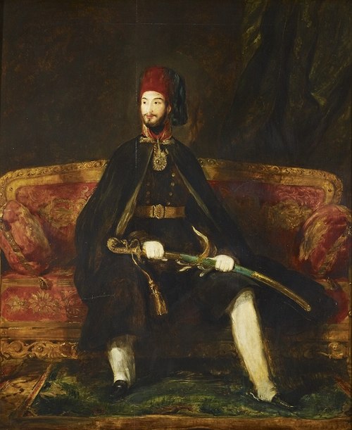 Abdulmejid in his youth, by David Wilkie, 1840.
